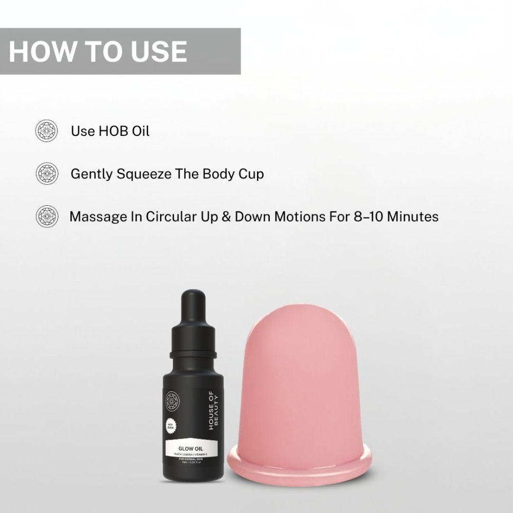 House Of Beauty Body Silicon Cup (3 Pcs)