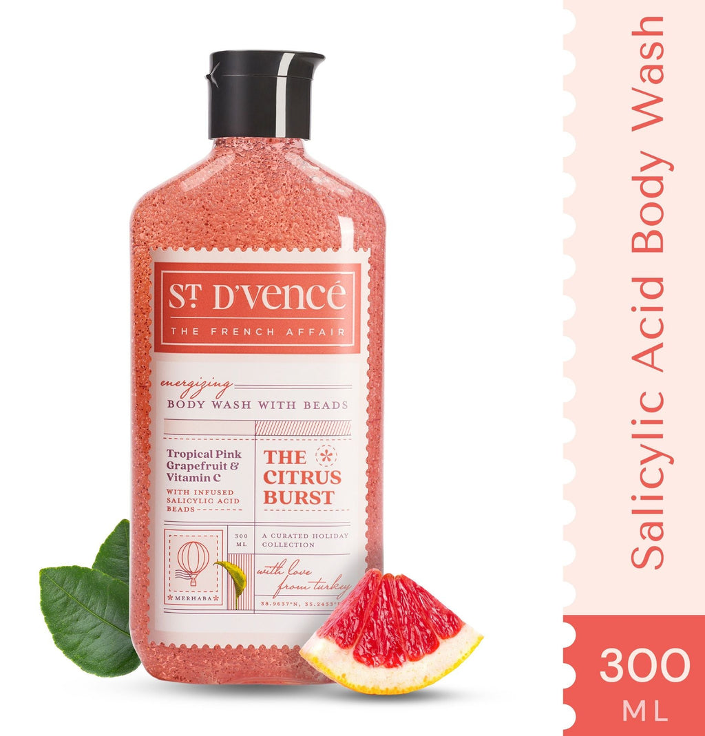 St. D'vencé The Citrus Burst Body Wash With Salicylic Acid Beads
