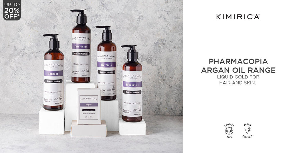 Kimirica Pharmacopia Argan Oil & Aloe Vera Organic Body Wash, 100% Vegan And Paraben Free