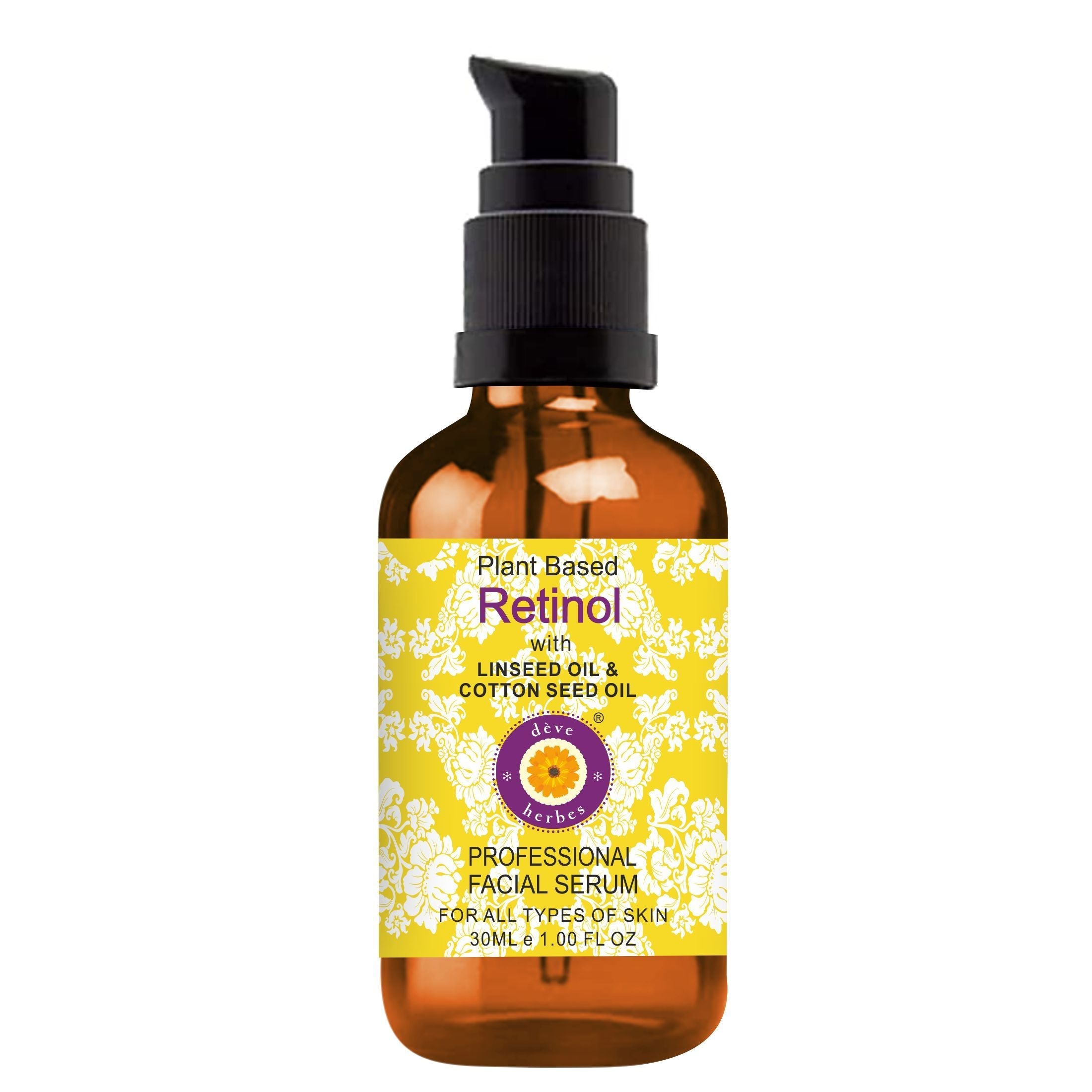 Deve Herbes Plant Based Retinol Face Serum - Anti-Aging Care, Smooth Texture, Radiant Glow