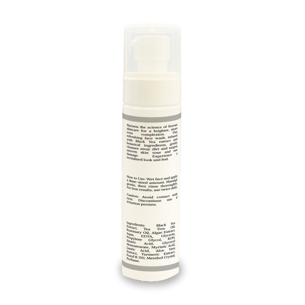 Nuutjob Black Tea D-Tan Cooling Face Wash For Men