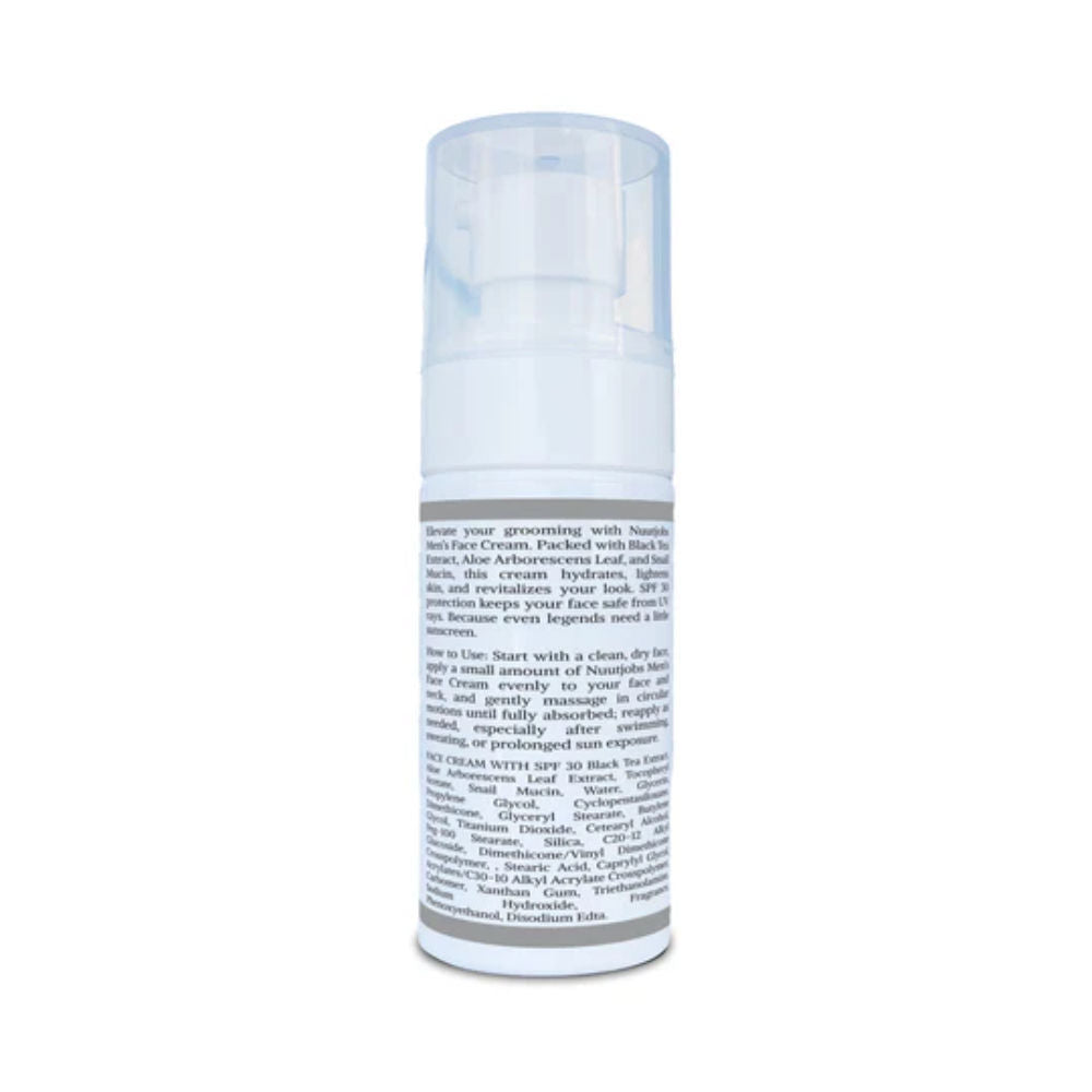 Nuutjob Black Tea Face Cream With SPF 30 For Men