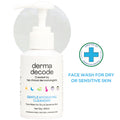 Derma Decode Face Wash for Dry Skin with Hydrating Ingredients Gentle Cleanser for Smooth Soft Skin