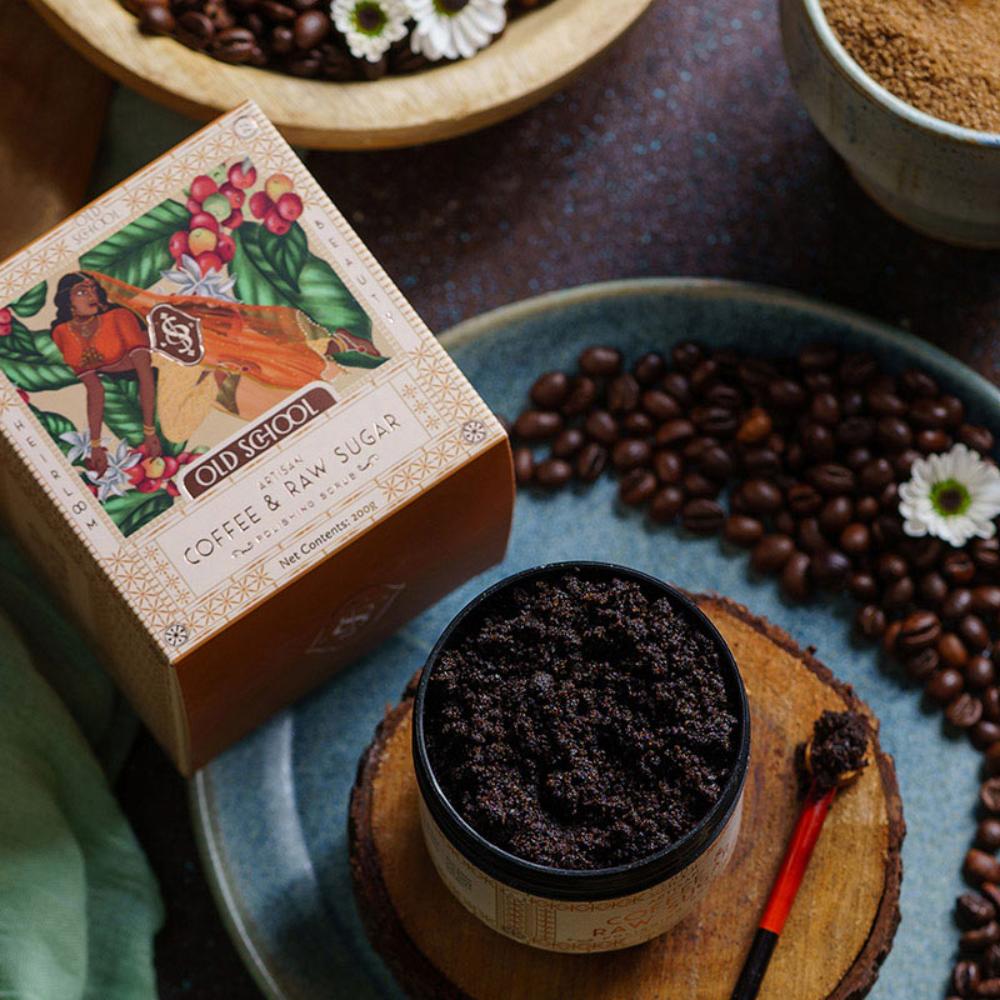 Old School Artisan Coffee And Raw Sugar Body Scrub