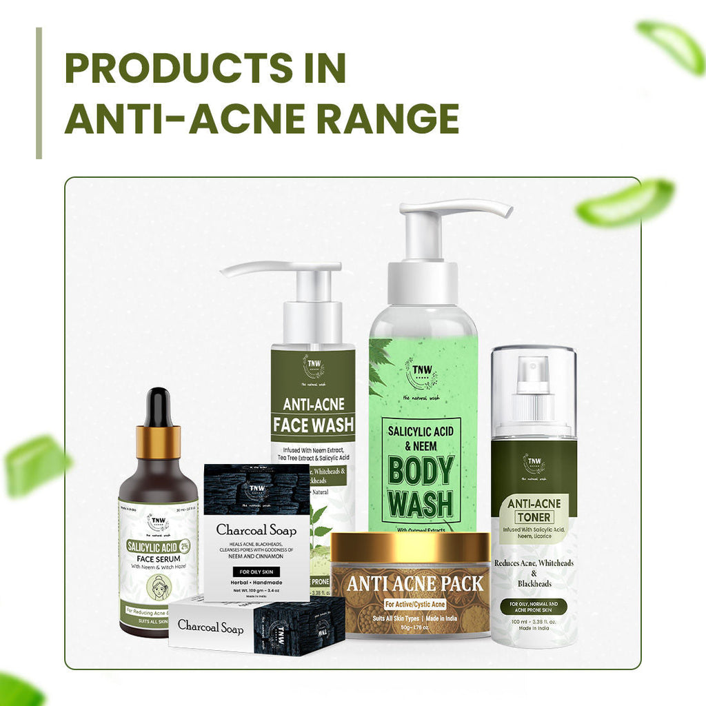 TNW The Natural Wash Anti Acne Toner with Salicylic acid, Controls sebum, Tightens pores