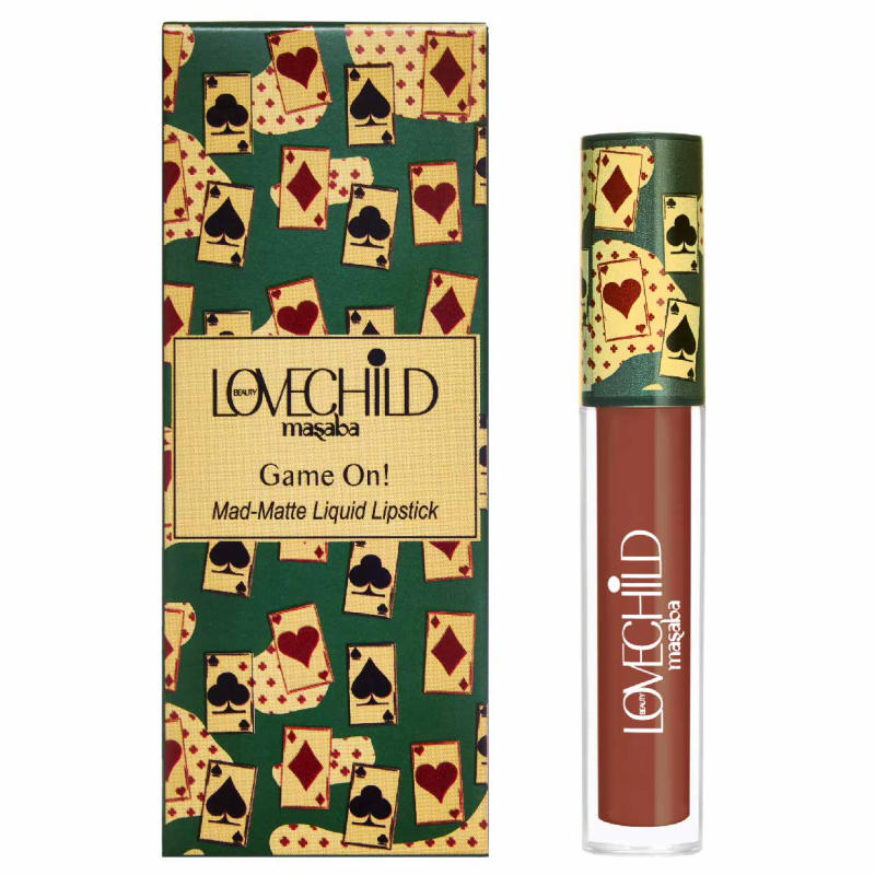 LoveChild Masaba Mad Matte Tranfer-proof Long Lasting Liquid Lipstick, Enriched with Jojoba & Macademia Oil