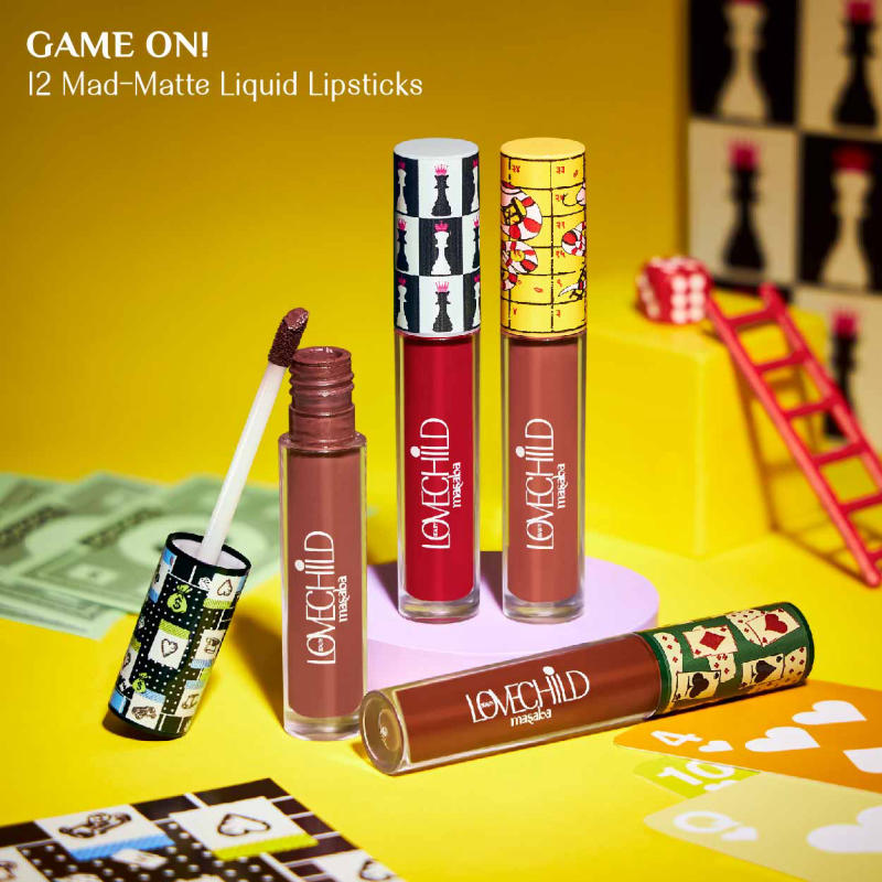 LoveChild Masaba Mad Matte Tranfer-proof Long Lasting Liquid Lipstick, Enriched with Jojoba & Macademia Oil