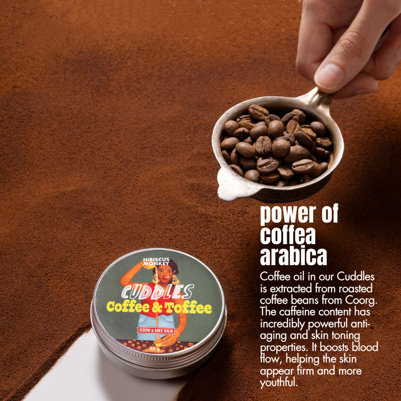 Hibiscus Monkey Cuddles Coffee & Toffee Body Balm, Deeply Moisturizes Dry, Discolored & Chapped Skin