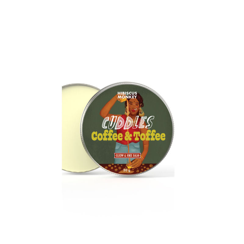 Hibiscus Monkey Cuddles Coffee & Toffee Body Balm, Deeply Moisturizes Dry, Discolored & Chapped Skin