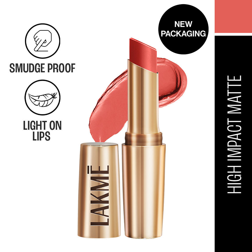 Lakme 9 To 5 Powerplay Priming Matte Lipstick, Lasts hrs