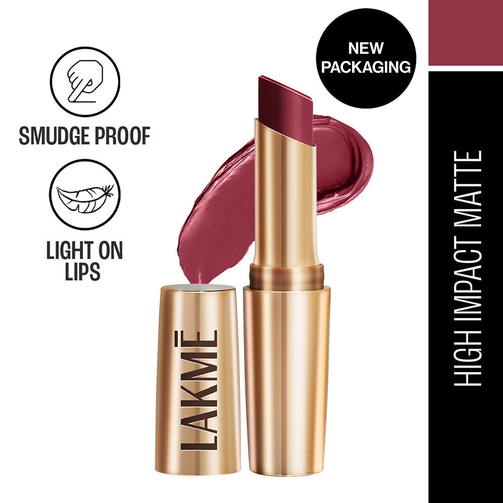 Lakme 9 To 5 Powerplay Priming Matte Lipstick, Lasts hrs