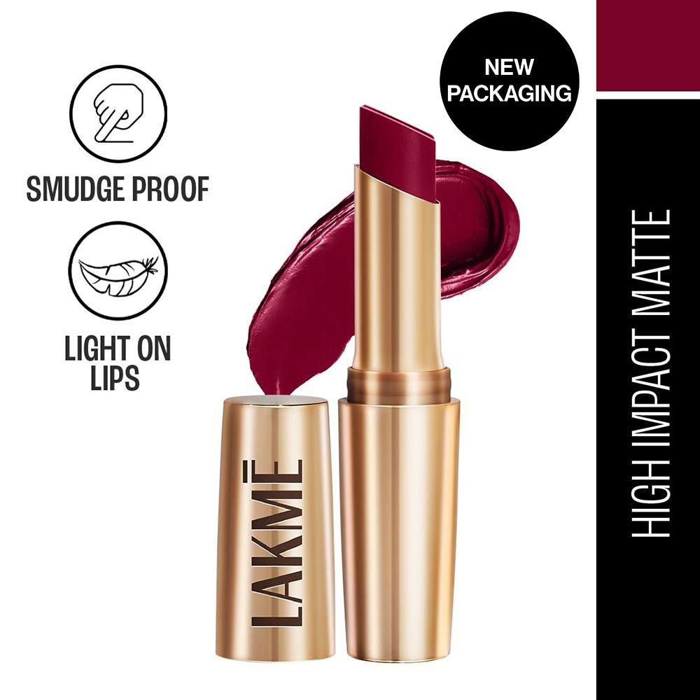 Lakme 9 To 5 Powerplay Priming Matte Lipstick, Lasts hrs