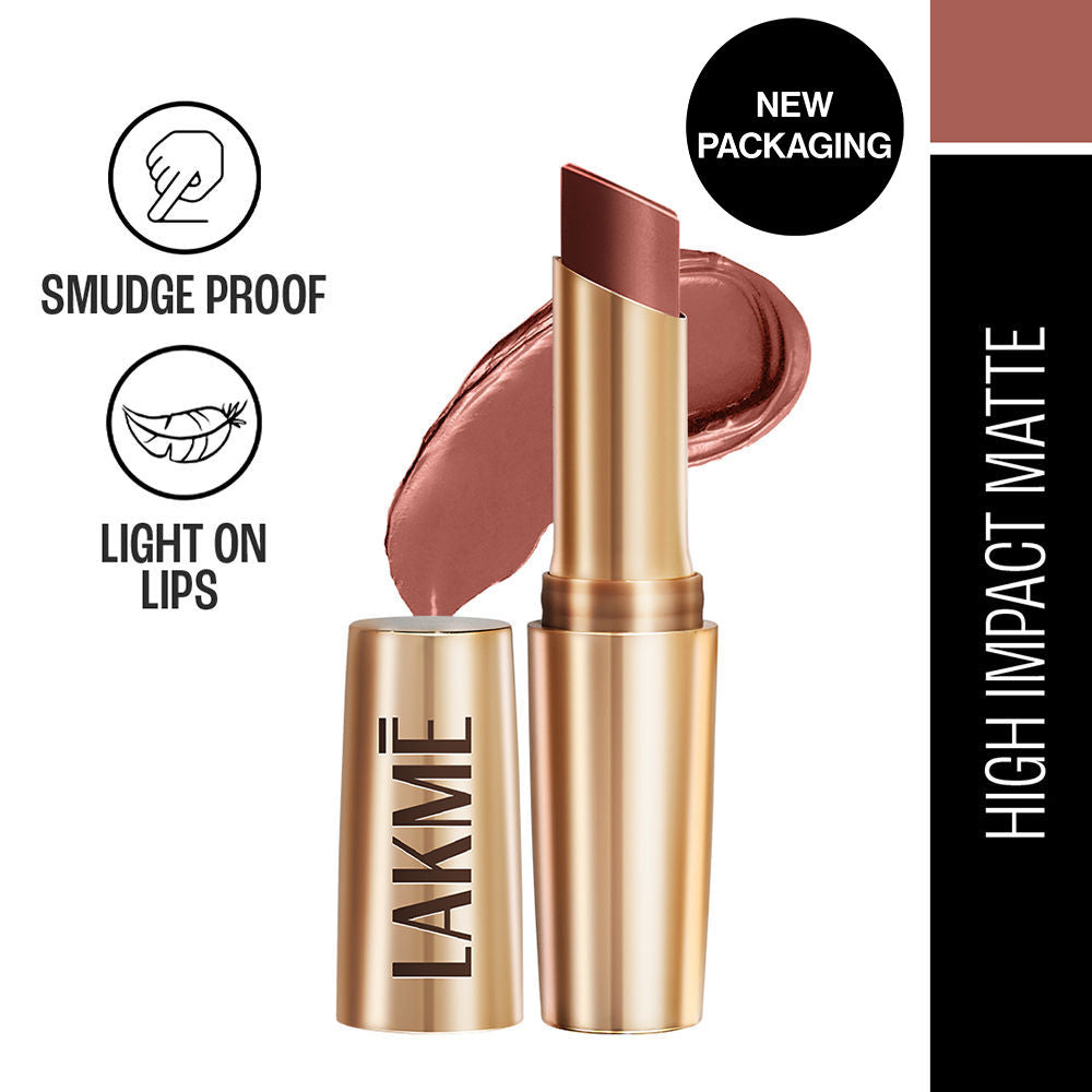 Lakme 9 To 5 Powerplay Priming Matte Lipstick, Lasts hrs