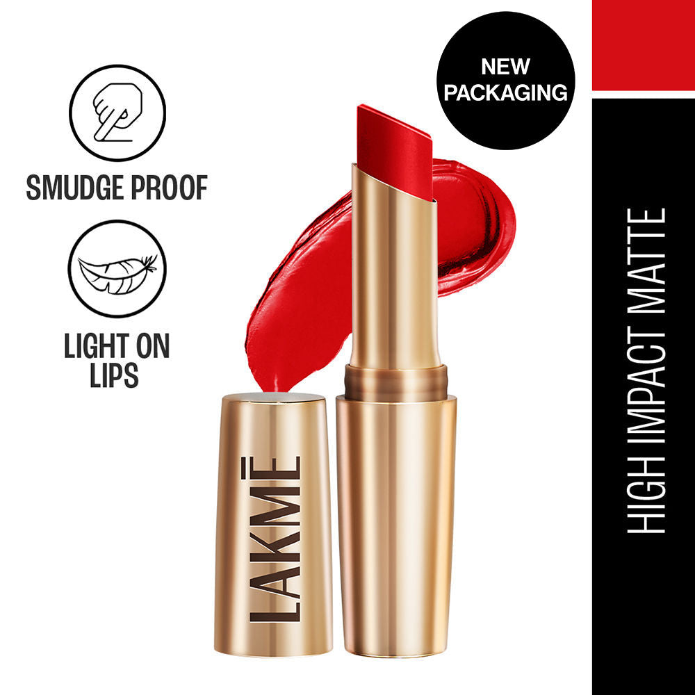 Lakme 9 To 5 Powerplay Priming Matte Lipstick, Lasts hrs