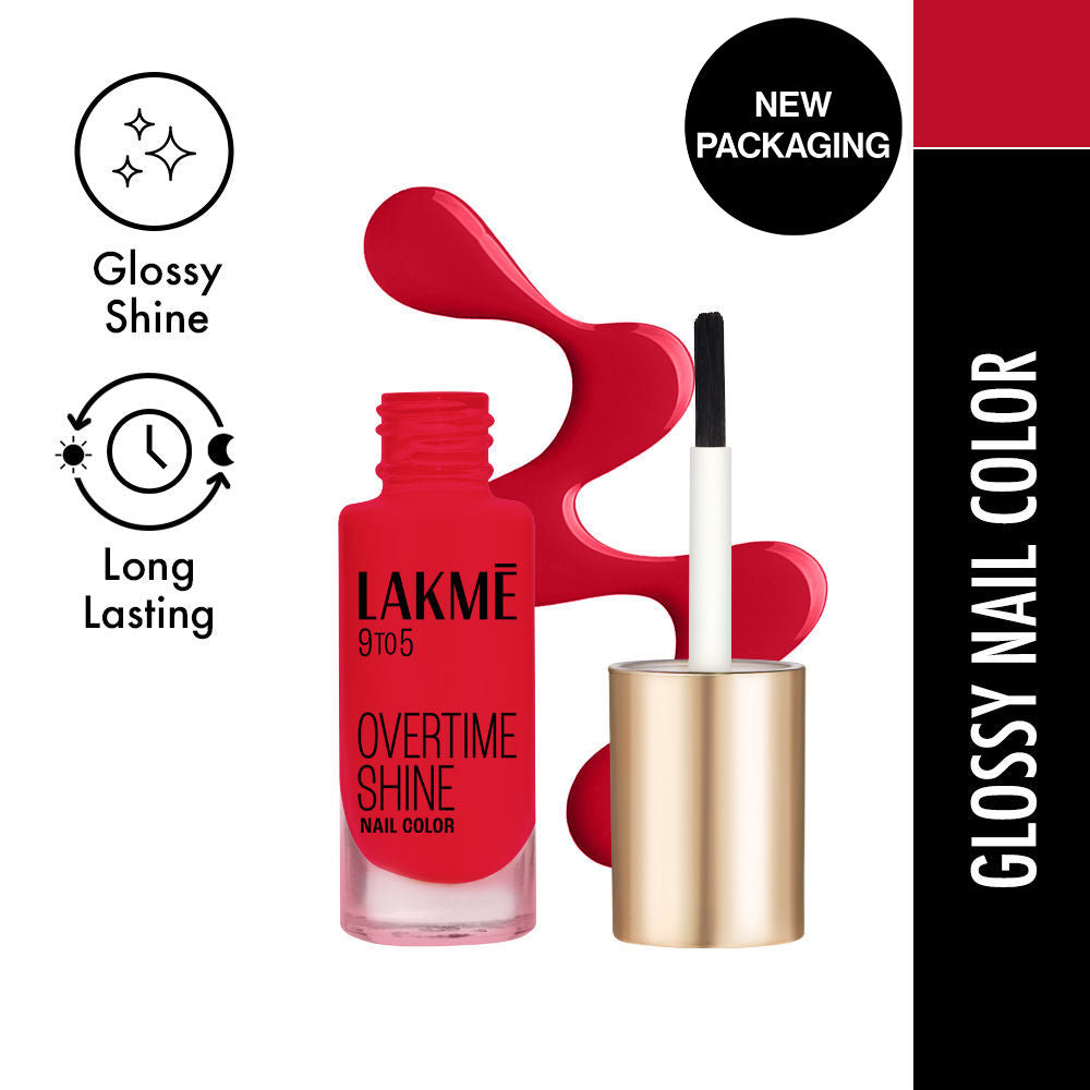Lakme 9 To 5 Primer + Gloss Nail Color