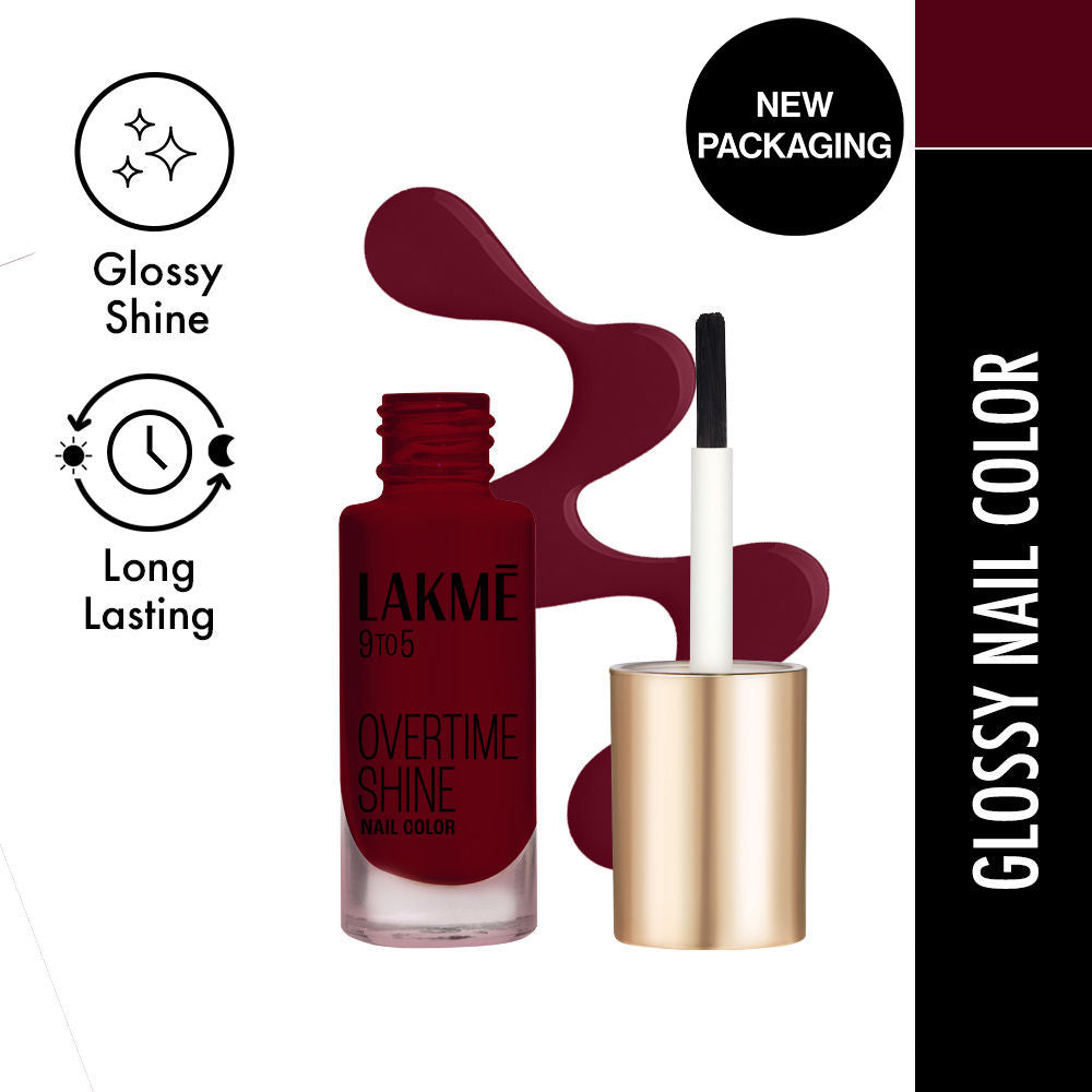 Lakme 9 To 5 Primer + Gloss Nail Color