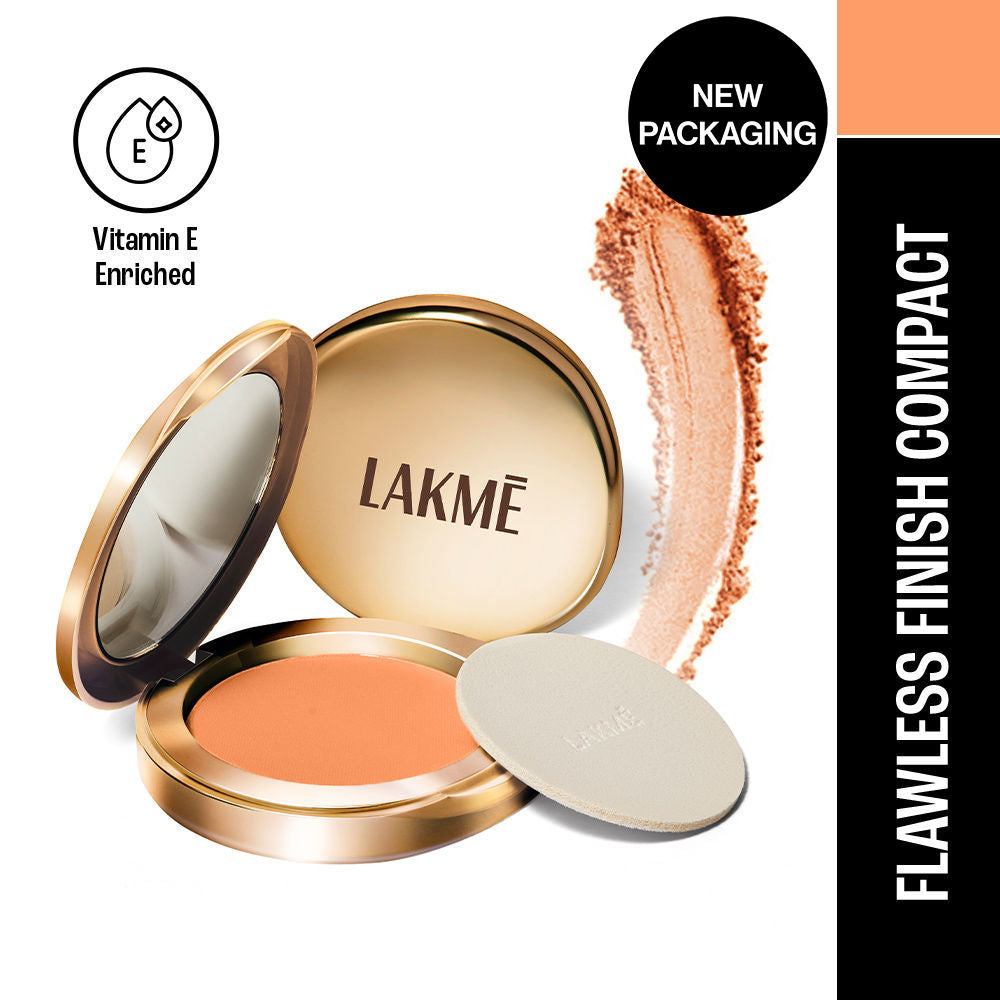 Lakme 9 To 5 Powerplay Matte Compact, Oil Control Formula, With Vitamin E