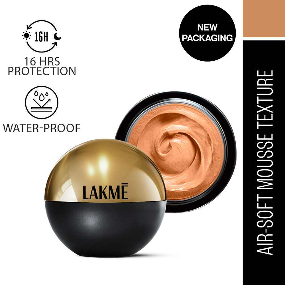 Lakme Xtraordin-Airy Mattereal Mousse Foundation, Matte Finish, With SPF8
