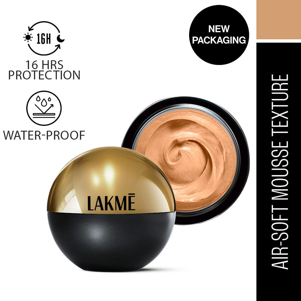 Lakme Xtraordin-Airy Mattereal Mousse Foundation, Matte Finish, With SPF8