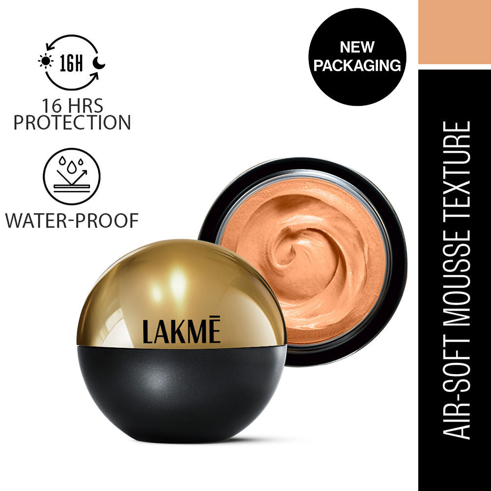 Lakme Xtraordin-Airy Mattereal Mousse Foundation, Matte Finish, With SPF8