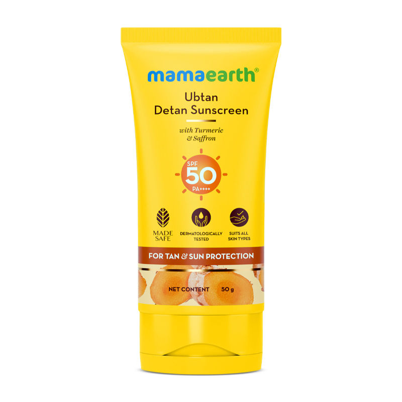 Mamaearth Ubtan Detan Sunscreen for Tan Protection