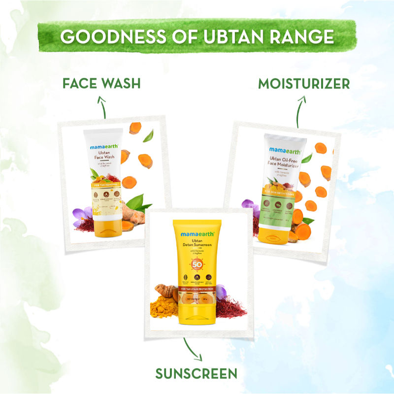 Mamaearth Ubtan Detan Sunscreen for Tan Protection