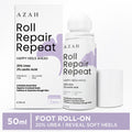 Azah Foot Roll On For Cracked Feet - Exfoliates Dead Skin & Repairs Rough Feet