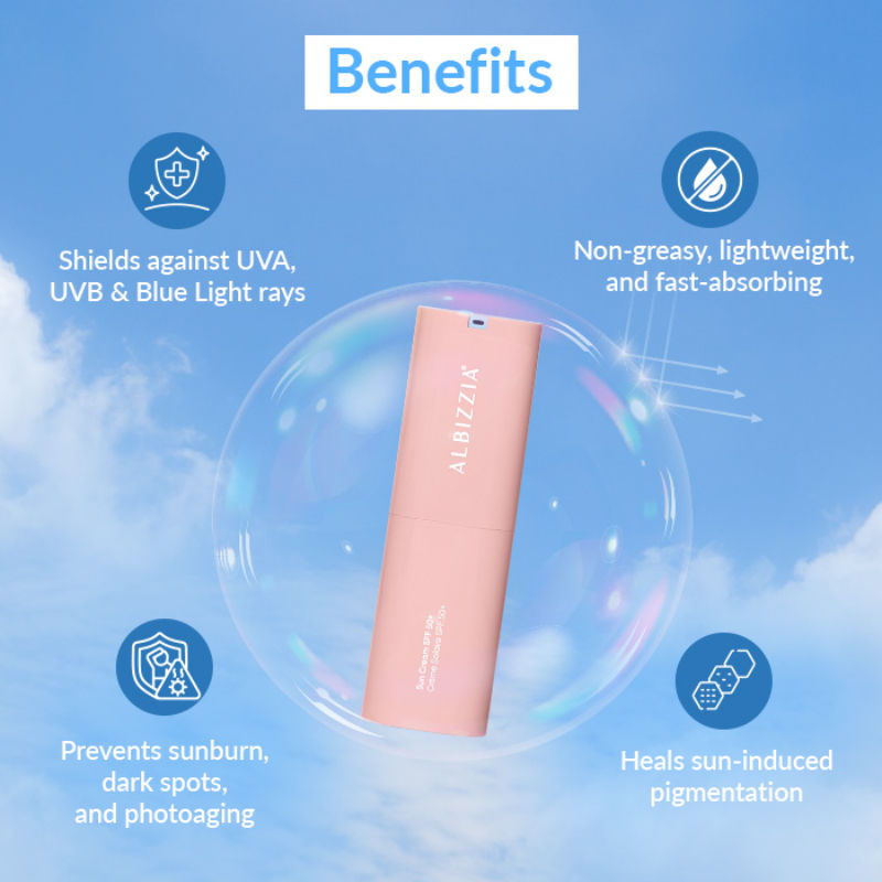 ALBIZZIA Broad Spectrum Sunscreen SPF 50+ PA++++