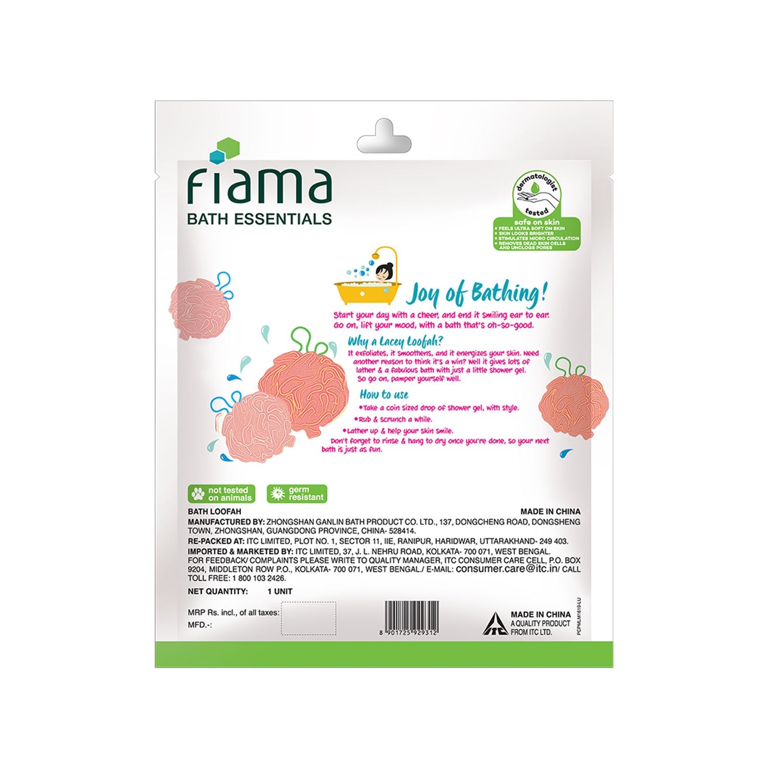 Fiama Bath Essentials Lacey Loofah