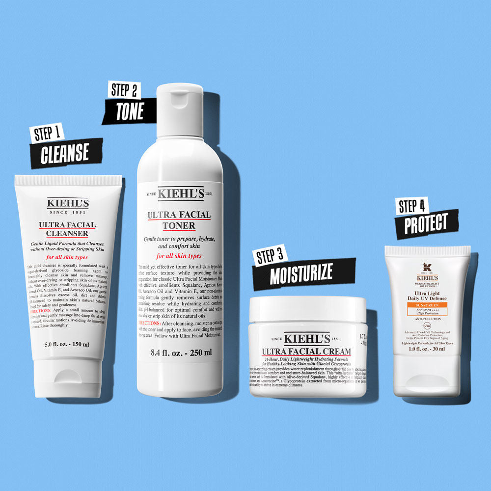 Kiehl's Ultra Facial Cleanser Gentle Non Stripping With Squalane