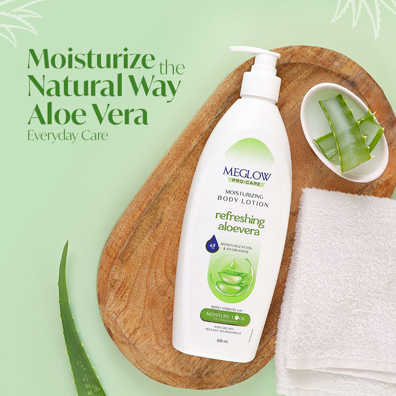 Meglow Aloevera Pro-Care Moisturizer Body Lotion