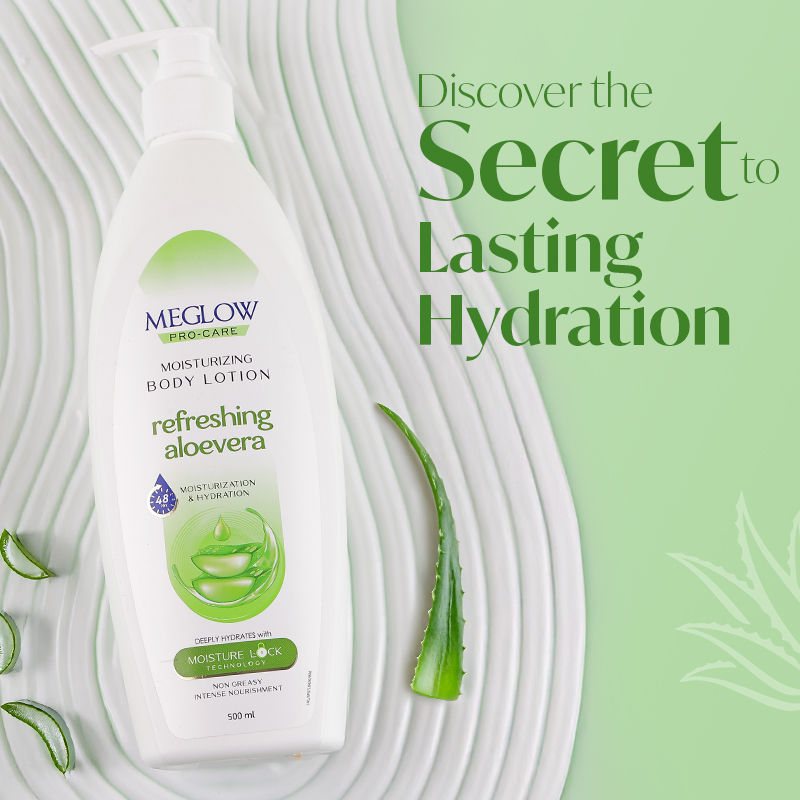 Meglow Aloevera Pro-Care Moisturizer Body Lotion