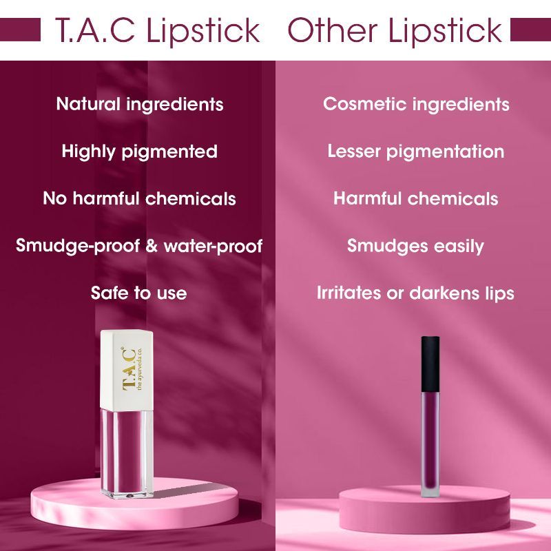 TAC - The Ayurveda Co. Long Stay Matte Liquid Lipstick