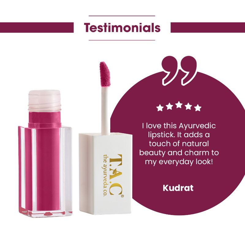 TAC - The Ayurveda Co. Long Stay Matte Liquid Lipstick