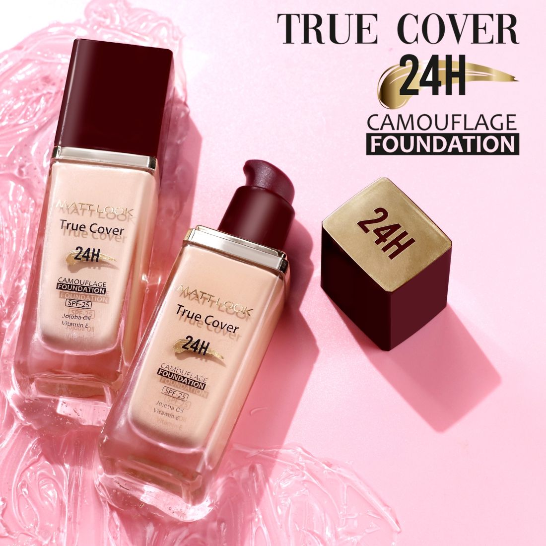Matt look True Cover Camouflage 24Hrs Long Stay Foundation
