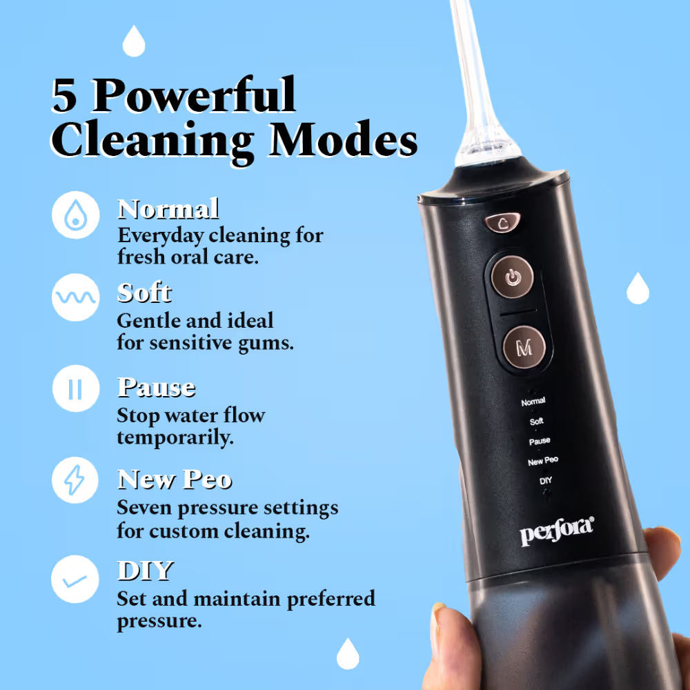 Perfora Smart Water Flosser - Black Gold