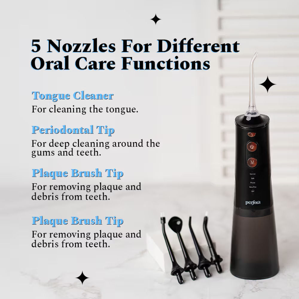 Perfora Smart Water Flosser - Black Gold
