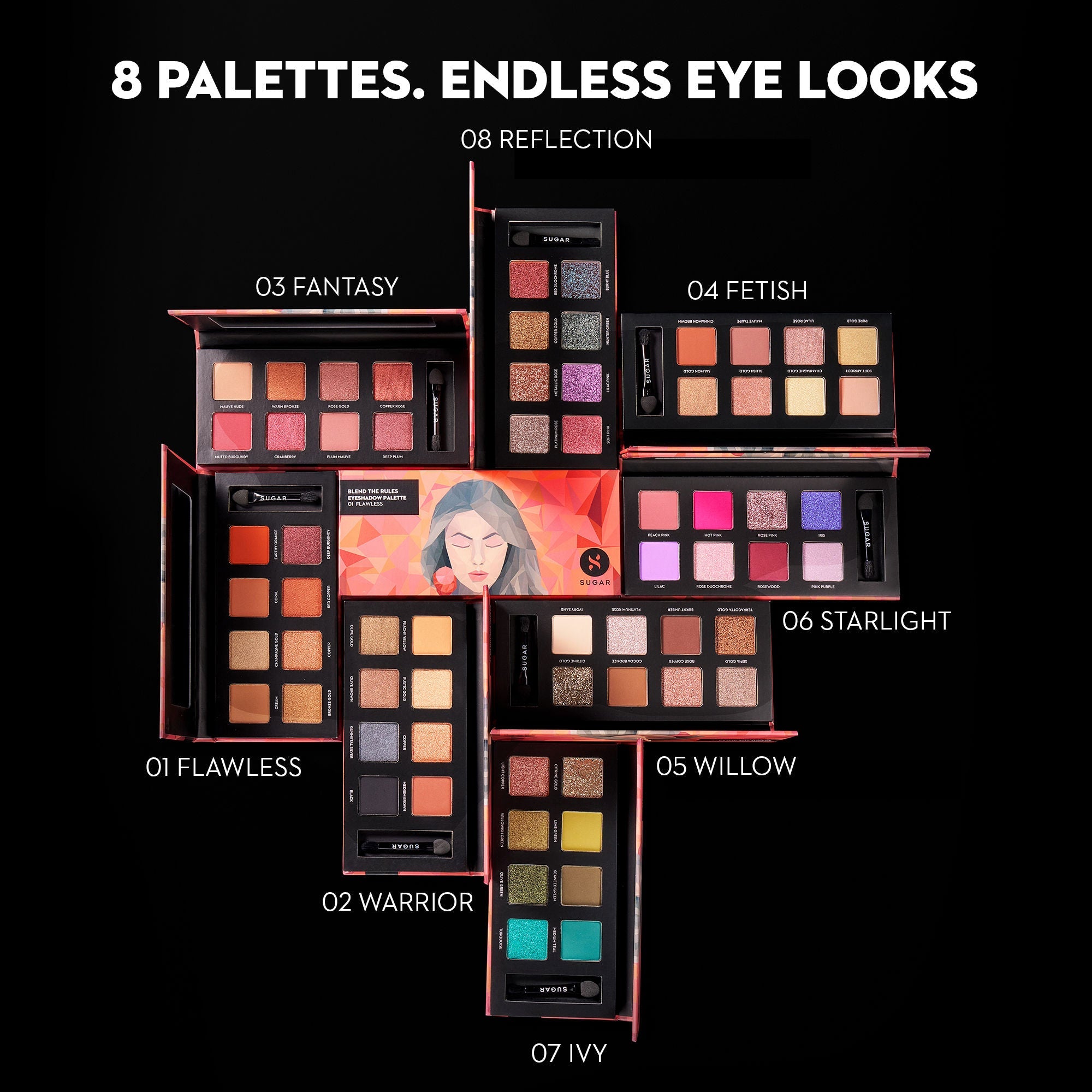 SUGAR Blend The Rules Eyeshadow Palette