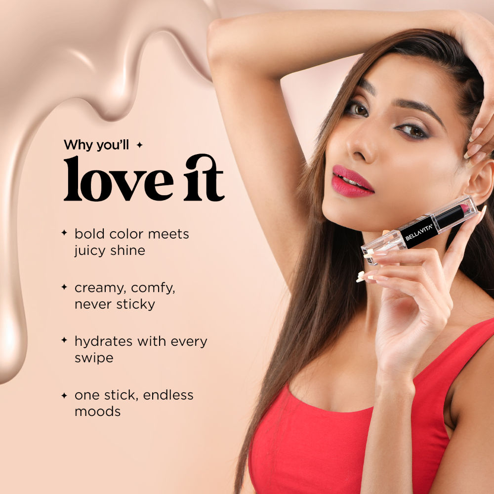 Bella Vita Organic Two Good 2-in-1 Lipstick Gloss Duo