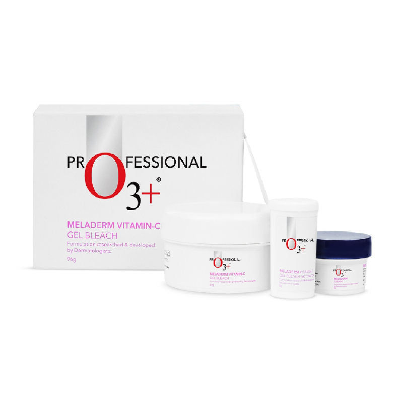 O3+ Meladerm Vitamin C Gel Bleach For Dullness Removal, Hydration & Glowing Skin, All Skin Types