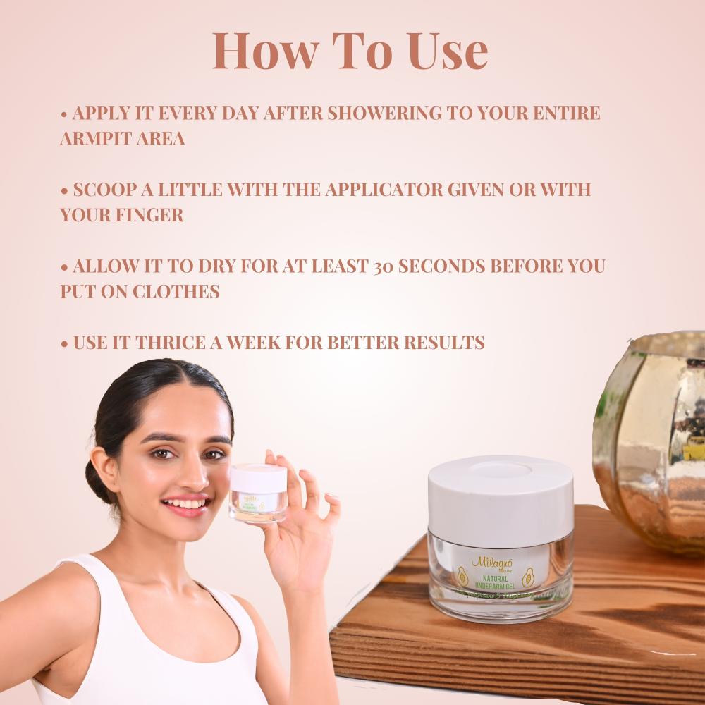 Milagro Beauty Natural Underarm Gel