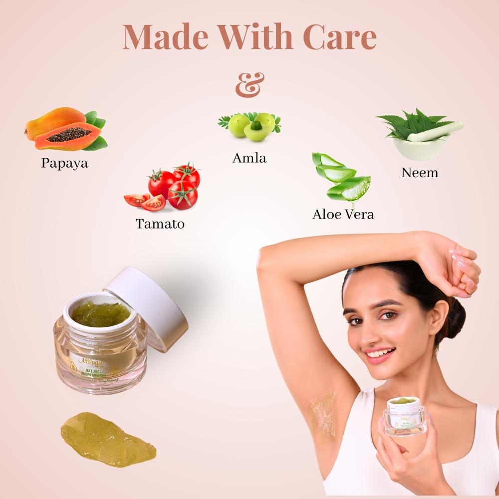 Milagro Beauty Natural Underarm Gel