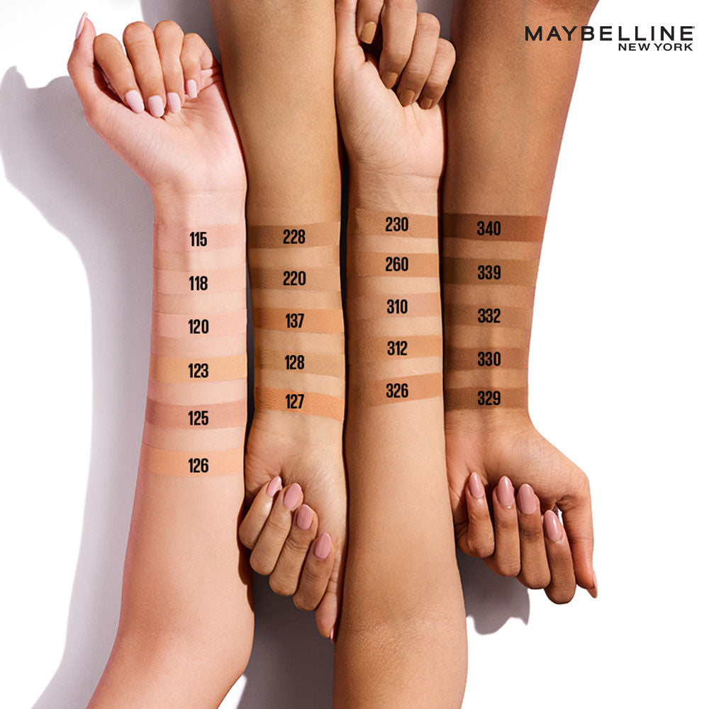 Maybelline New York Fit Me Matte+Poreless 16H Oil Control Foundation with SPF 22 - 115 Ivory