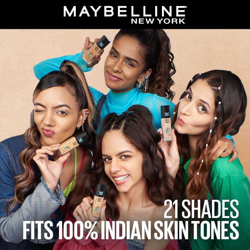 Maybelline New York Fit Me Matte+Poreless 16H Oil Control Foundation with SPF 22 - 115 Ivory