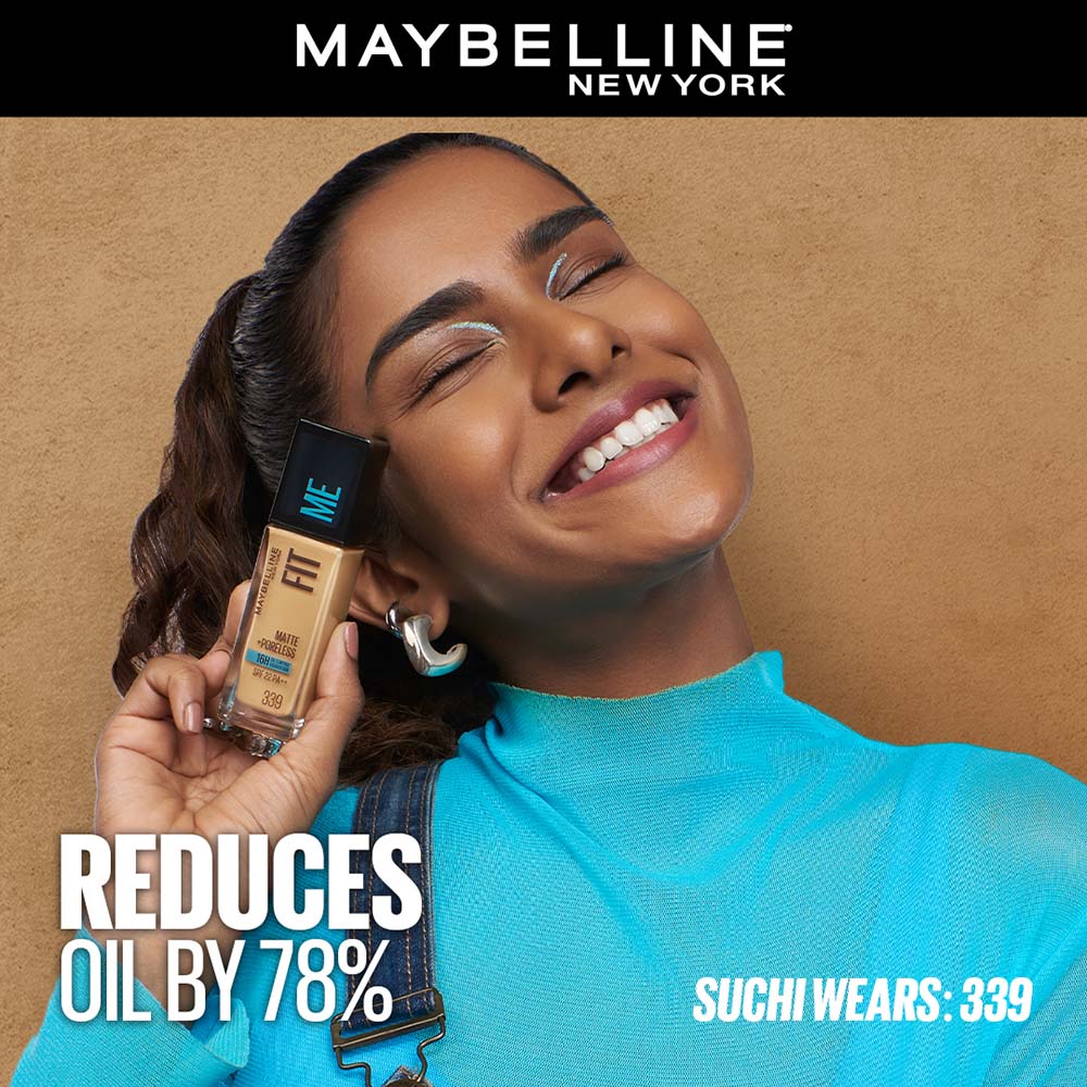 Maybelline New York Fit Me Matte+Poreless 16H Oil Control Foundation with SPF 22 - 115 Ivory