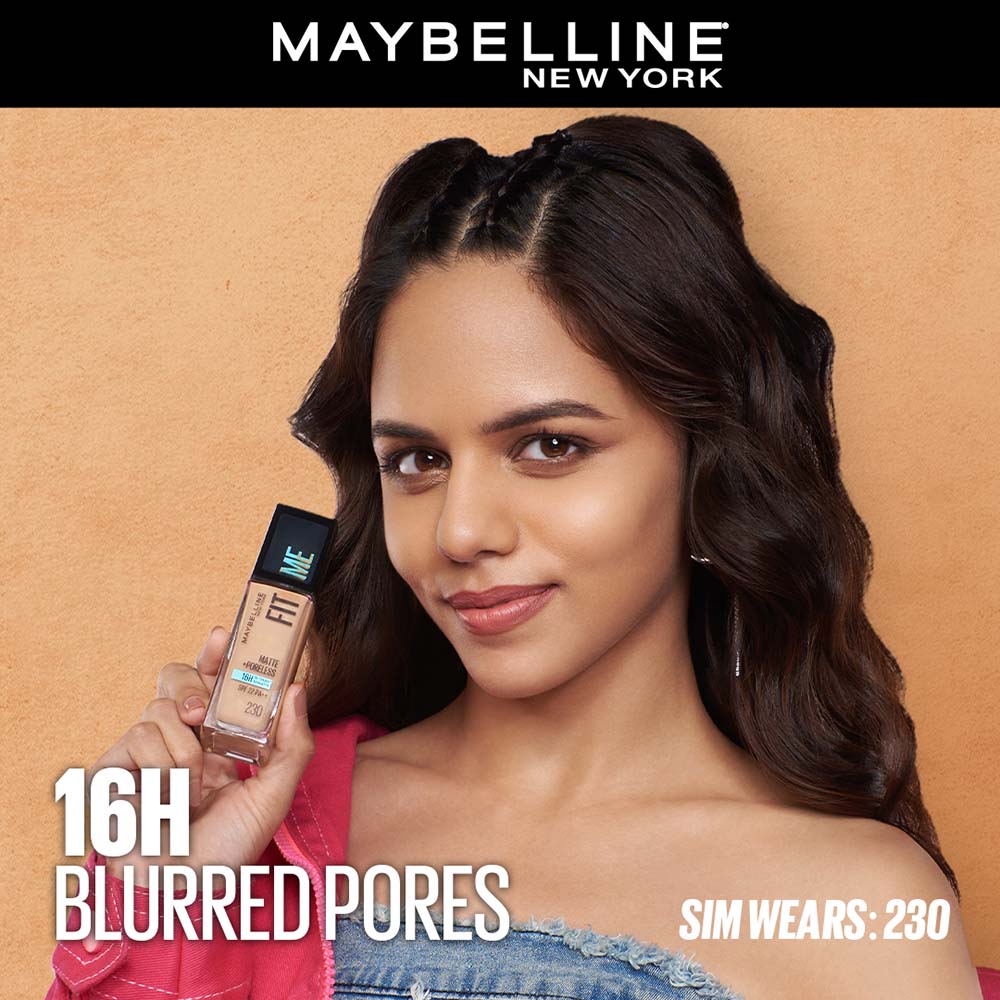 Maybelline New York Fit Me Matte+Poreless 16H Oil Control Foundation with SPF 22 - 115 Ivory