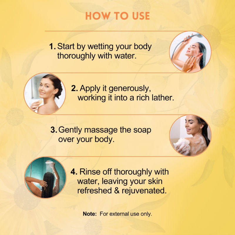 Vagad's Herbal Papaya Soap, Refreshing Cleansing Formula, Glycerine Enriched