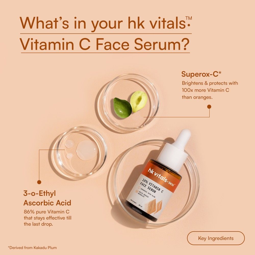 HealthKart Hk Vitals 10% Vitamin C Face Serum