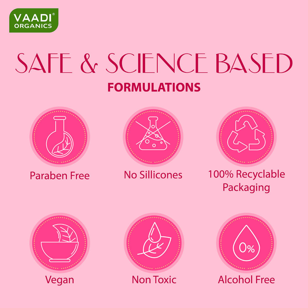 Vaadi Herbals Rich Velvety Moisturising Lotion With Pink Rose Extract