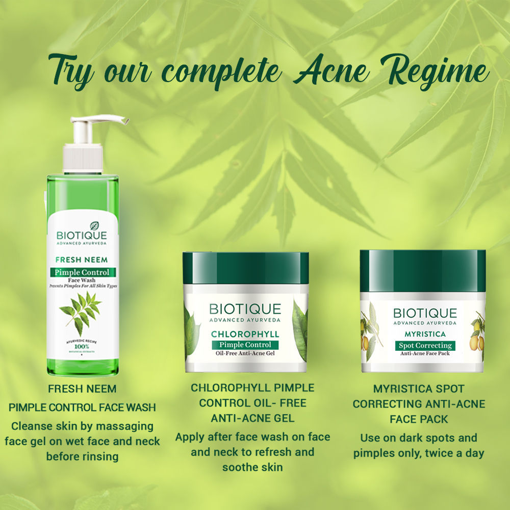 Biotique Bio Neem Purifying Face Wash Prevents Pimples For All Skin Types
